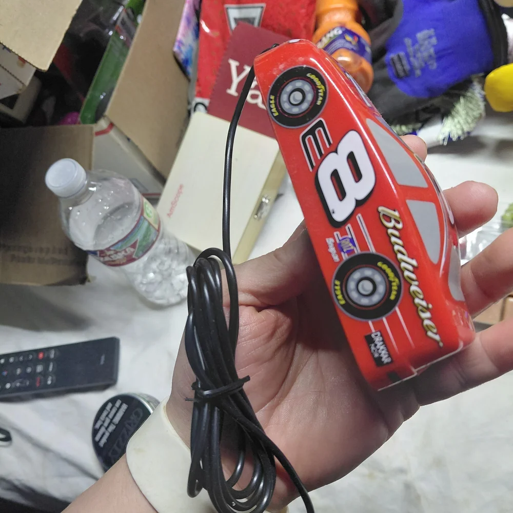 Racing Car USB Wired Mouse - Red